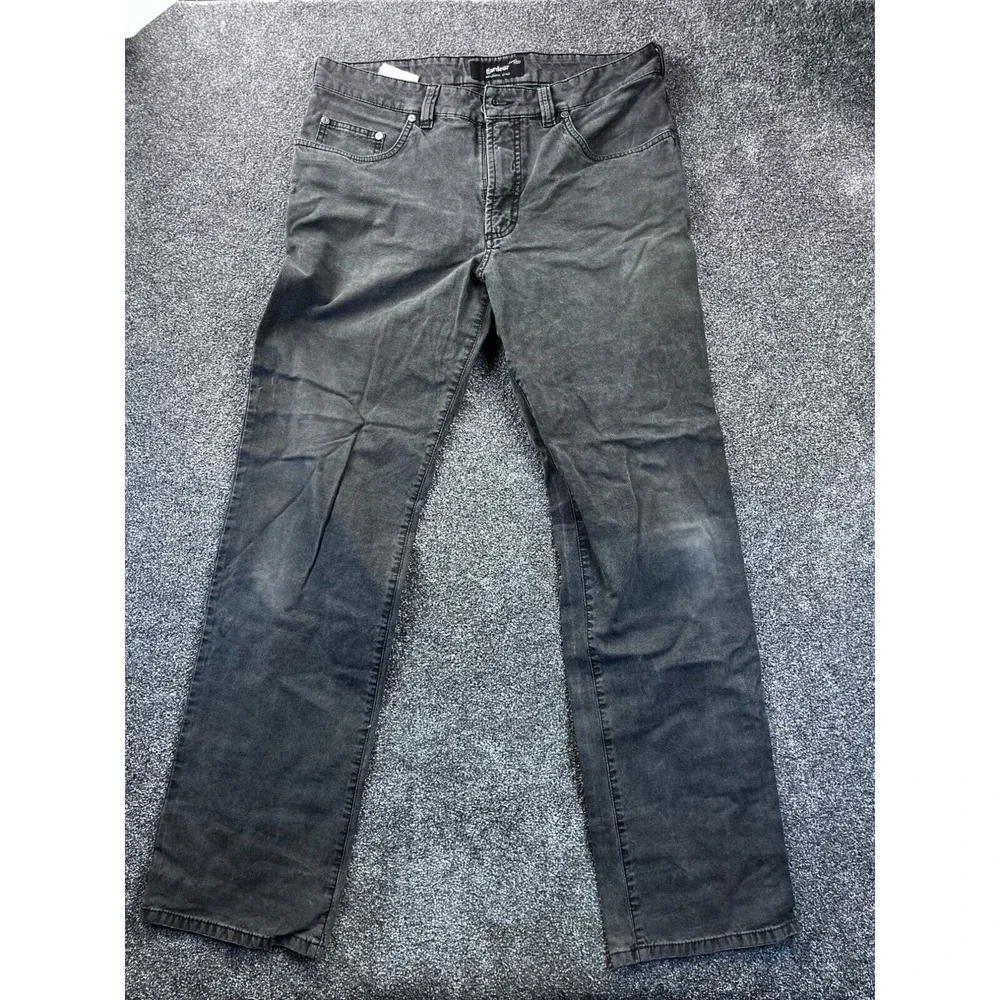 Gardeur Mens Authentic Style Black Pants Size 50 Measures‎ 32x31
